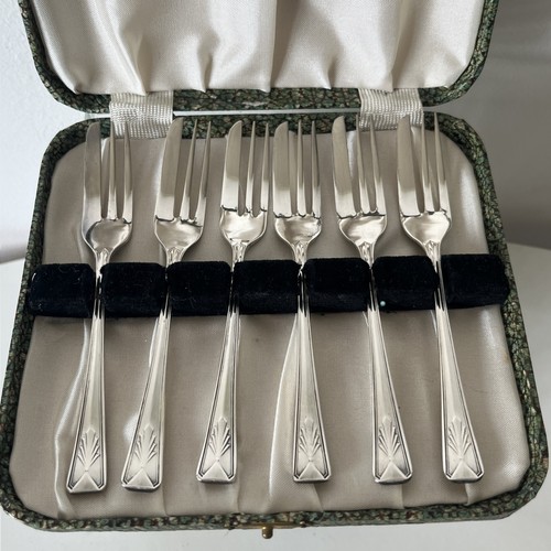 Cased set vintage - of, 6