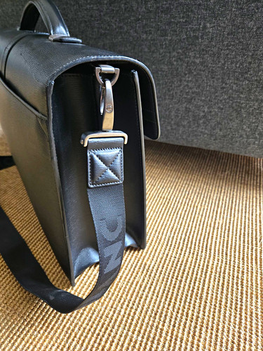 Montblanc black leather - black,