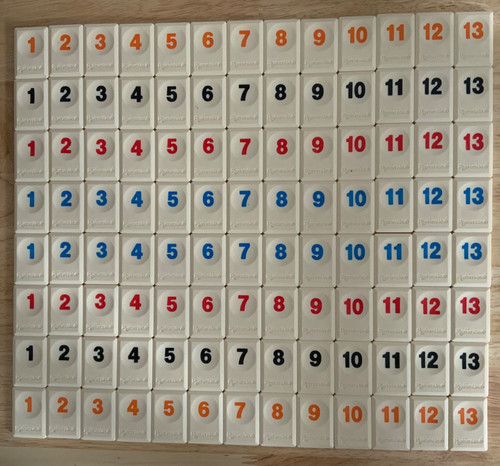 Tomy rummikub full set - -, of