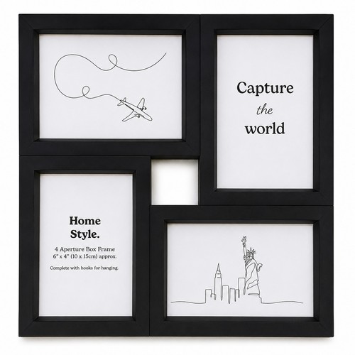 Black aperture family - black,