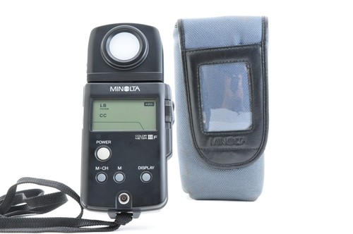 Minolta color meter - meter, 3f