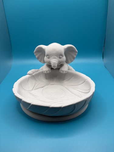 Printed elephant bowl - 3d,
