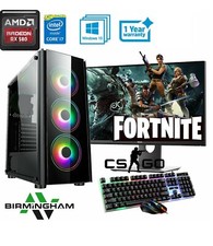 CHEAP FAST GAMING PC BUNDLE / CORE i7 / 16GB RAM / SSD+HDD / 8GB GRAPHICS CARD