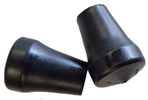 Vespa black rubber - stand, feet
