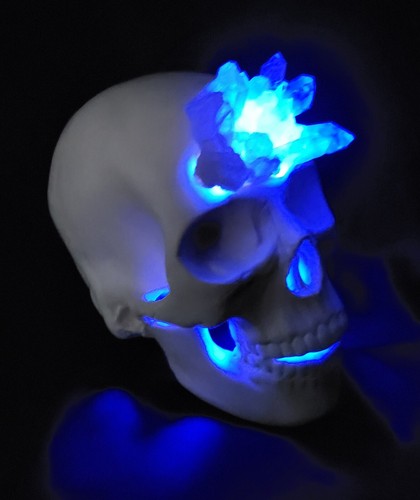 Human skull crystal - crystal, skulls