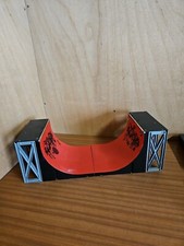 Sbego Finger Skateboard Half Pipe 2 Piece Used Condition