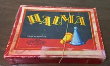 Vintage Halma Board Game 64 X