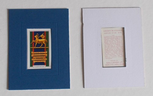 Cigarette card gallaher - card, by