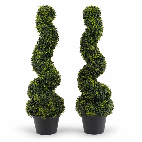 Set artificial topiary - set,