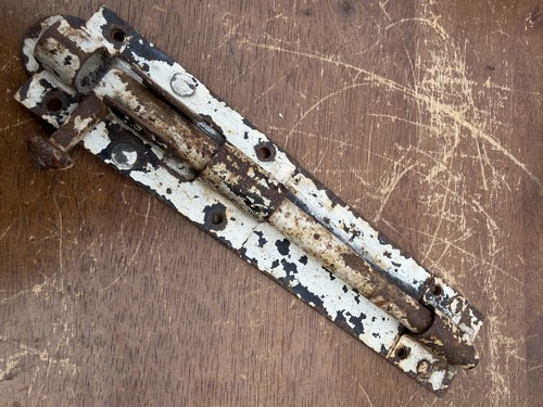 Large victorian iron - iron, lock