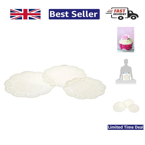Classic white lace doilies - lace,