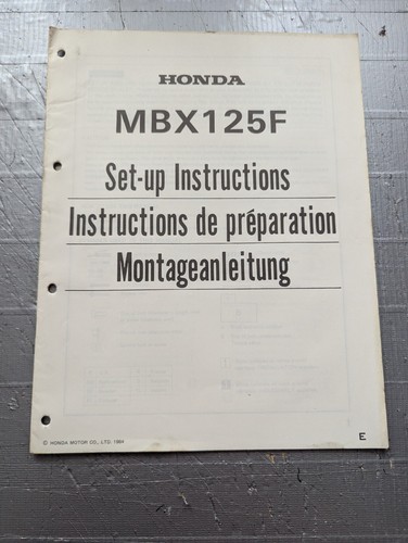 1984 honda mbx125f - 1984,