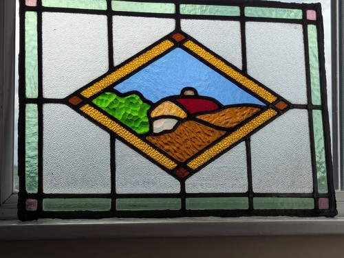 Charming 1930 stained - 1930's, glass