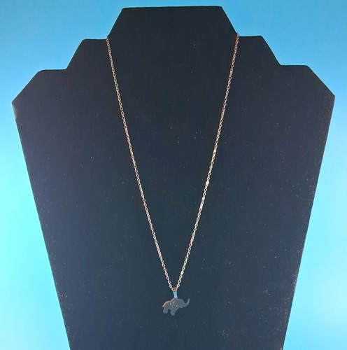 Silver tone elephant - silver,