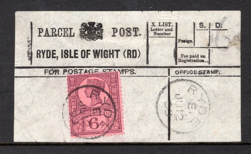 1887 purple rose red - 1887, 6d