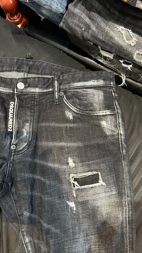 Dsquared2 men ripped jeans - ripped,