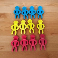 Kikkerland Sock Monkey X 12 No More Lost Socks in the Wash Dryer Organisation