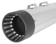 Chrome 4.5" Megaphone Slip On