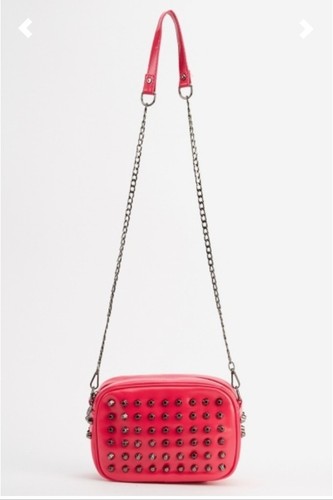Kim hot pink studded - , shoulder