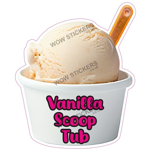 Ice cream van - cream, vanilla