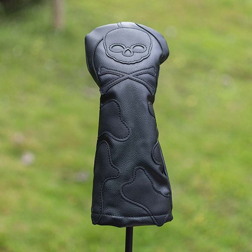 Golf black premium - black, leather
