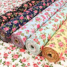 Vintage Queen Rose Floral 100%