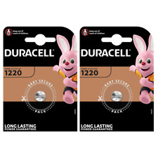 Duracell DL1220 CR1220 1220 3V Lithium Coin Cell Battery x 2 **Long Expiry**