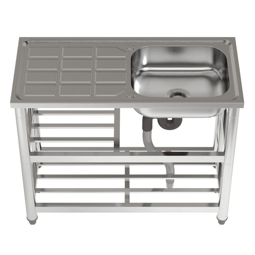 Stainless steel kitchen - steel, sink