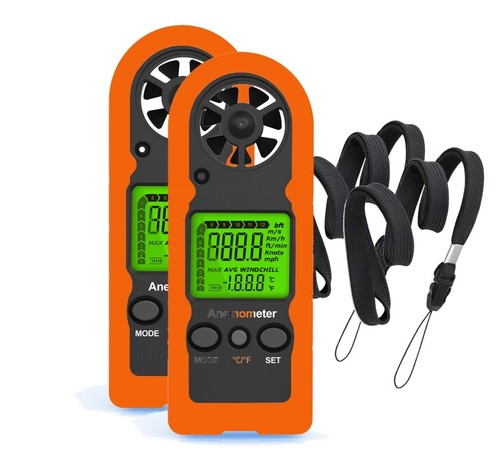 Mini digital anemometer - anemometer, dual