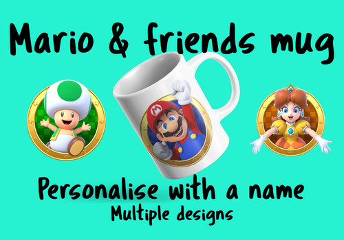 Mario and friends personalised - mario,