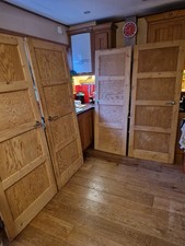 1950s Four Panel Vintage Pine