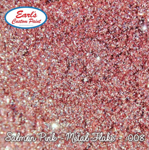 100g salmon pink metal flake - 100g,