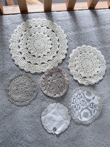 Mixed lot hand crocheted - mixed,