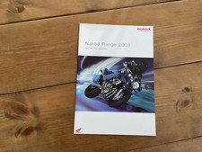 Honda 2003 Range Brochure Naked Models CB1300 CB900 CB600 CB500 CB250