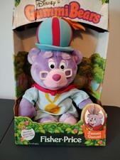 Vintage 80’s Disney's Gummi  Bears - Zummi -Plush Fisher Price with Original Box