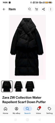 Zara black feather - black,, long