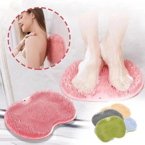 Shower foot mat scrubber - shower,