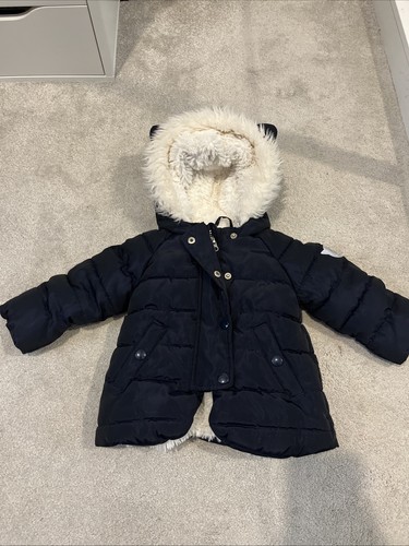 Black coat baby girl - m&s,