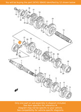 SUZUKI Retainer, 24741-38A00