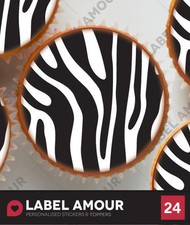 24 Edible Cup Cake Topper