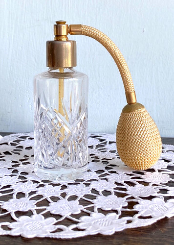 Cut glass scent - glass, bottle