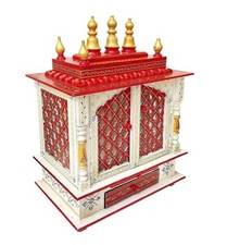Handcrafted Wooden Home Temple