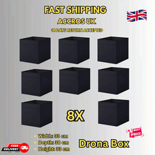 IKEA Storage DRONA IKEA Shelf Box Drona Kallax Box, Boxes 33x38x33cm Organiser