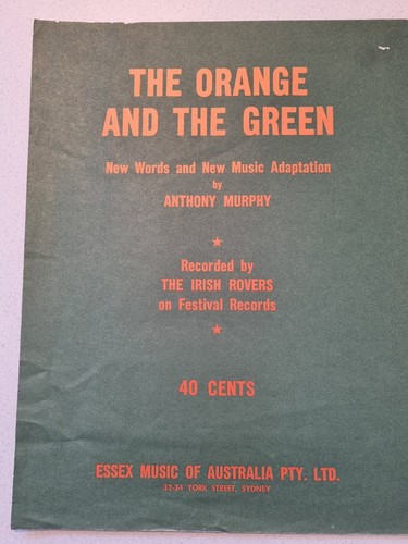 The orange and - and, green