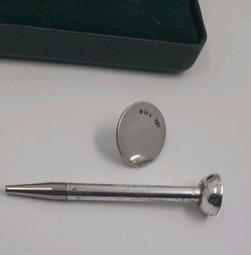Sterling silver golf ball - sterling,