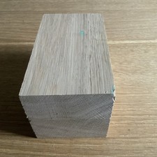 Engineered OAK Hardwood Timber Offcut 15.5 x 9 x 9cm - Wood DIY Crafts 820E