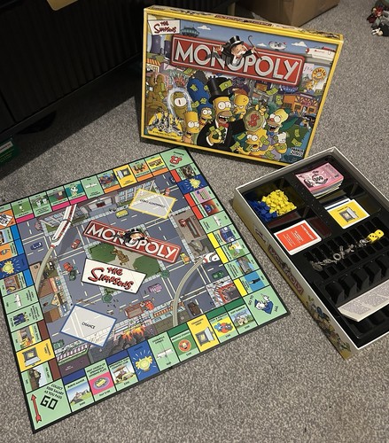The simpsons monopoly board - simpsons,