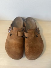 Birkenstock Boston Clogs Suede