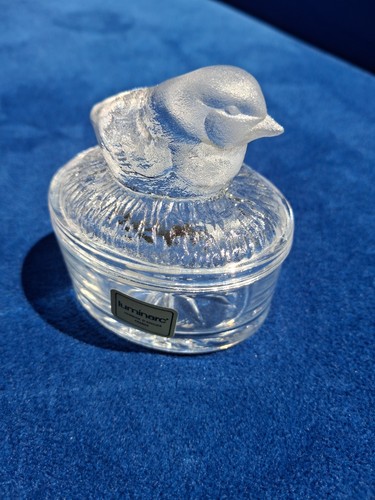 French vintage luminarc bird - french,