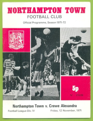Northampton town crewe - town, v